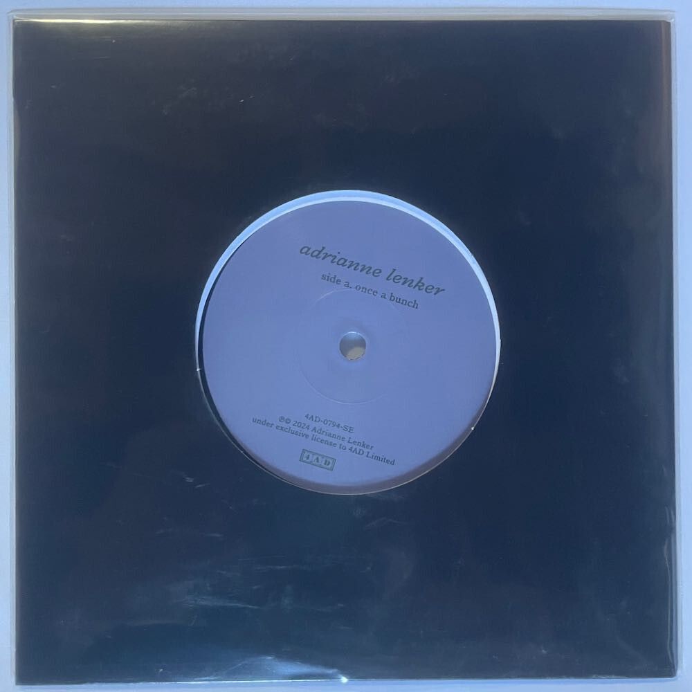 AdriAnne Lenker Once A Bunch / Who Can Say 7" Single Vinyl Record 4AD 2024 NEW
